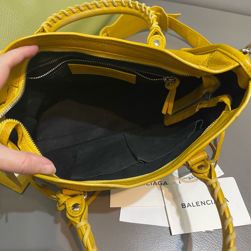 BALENCIAGA 巴黎世家 機車包 限定黃-2