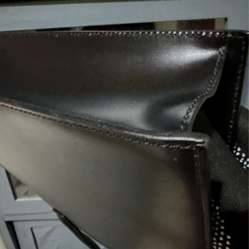 Cartier中古豹頭黑金包/琴譜包/Vintage-10