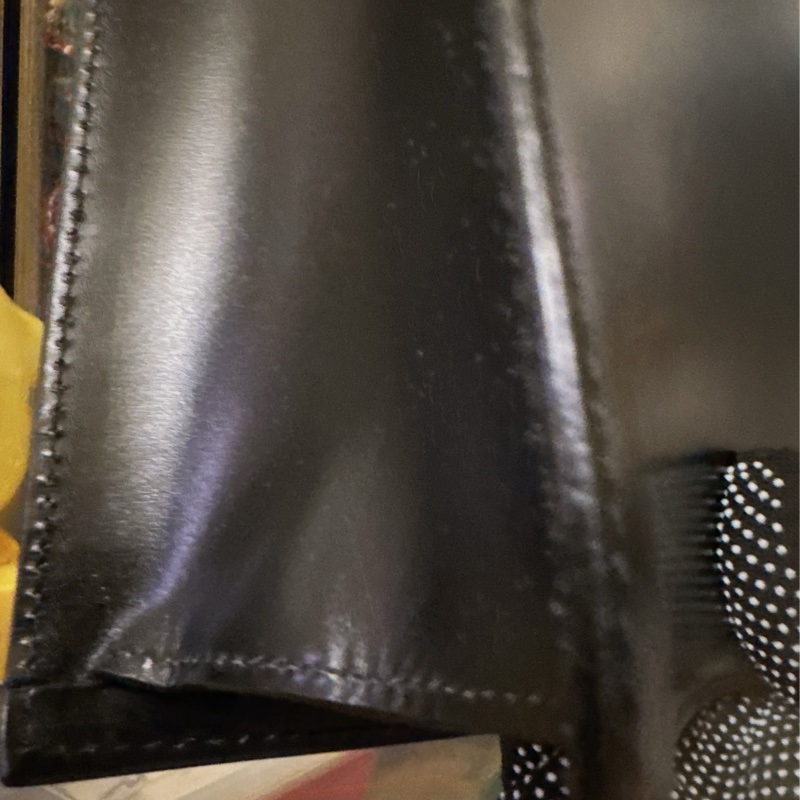 Cartier中古豹頭黑金包/琴譜包/Vintage-13