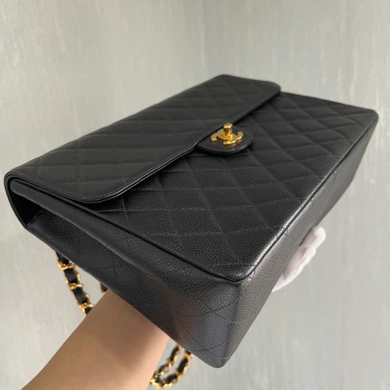 保留中 Chanel Vintage cf 荔枝皮貝嫂-2