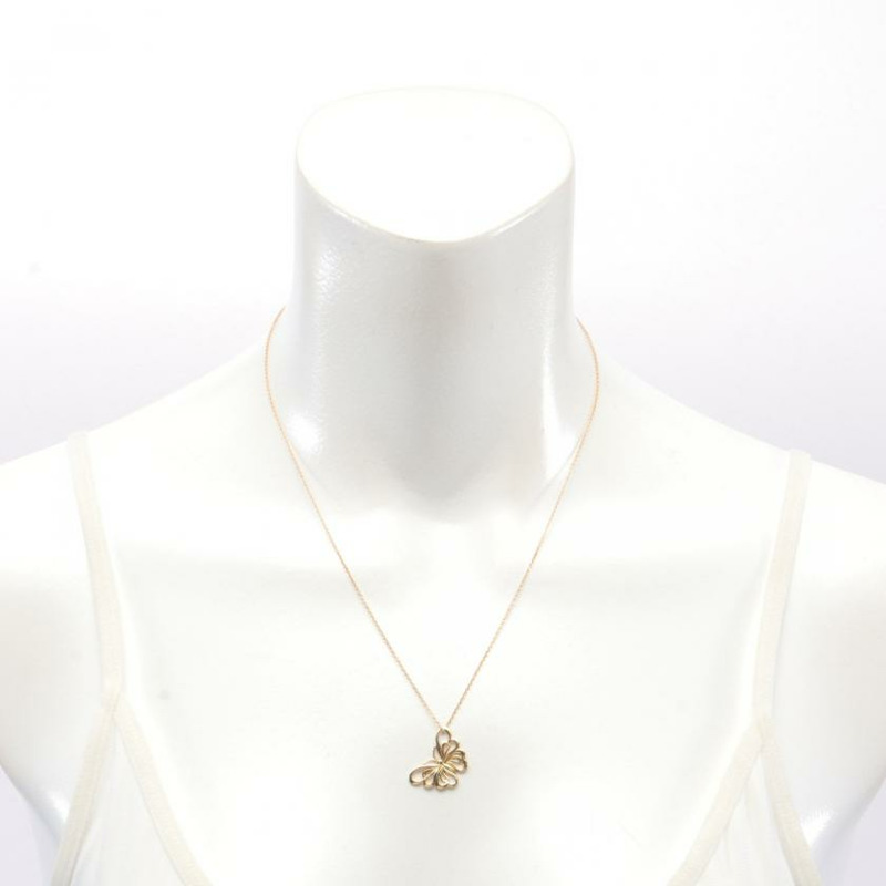 【日本直送】 TIFFANY & Co. TIFFANY & Co. 蝴蝶 項鍊 K18YG 金黃色-3
