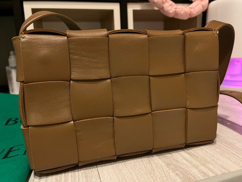 ［斑比暴衝💕］BV Bottega veneta 寶碟家 15格 棕色 羊皮 cassettes-5