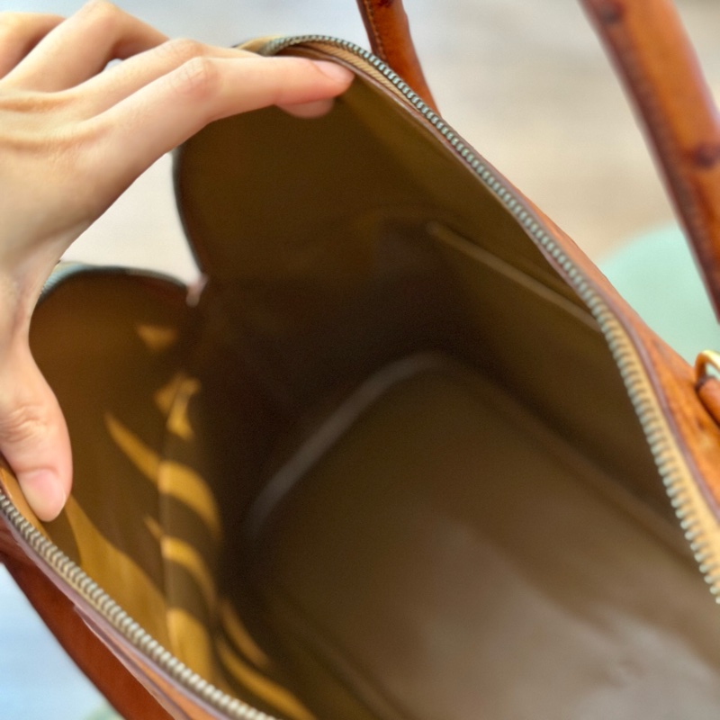 🔥下殺不用十萬🔥 Hermes 金棕鴕鳥皮bolide 35 稀有皮革 Cognac 愛馬仕 💓-34