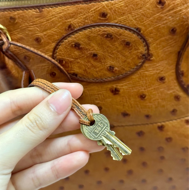 🔥下殺不用十萬🔥 Hermes 金棕鴕鳥皮bolide 35 稀有皮革 Cognac 愛馬仕 💓-47