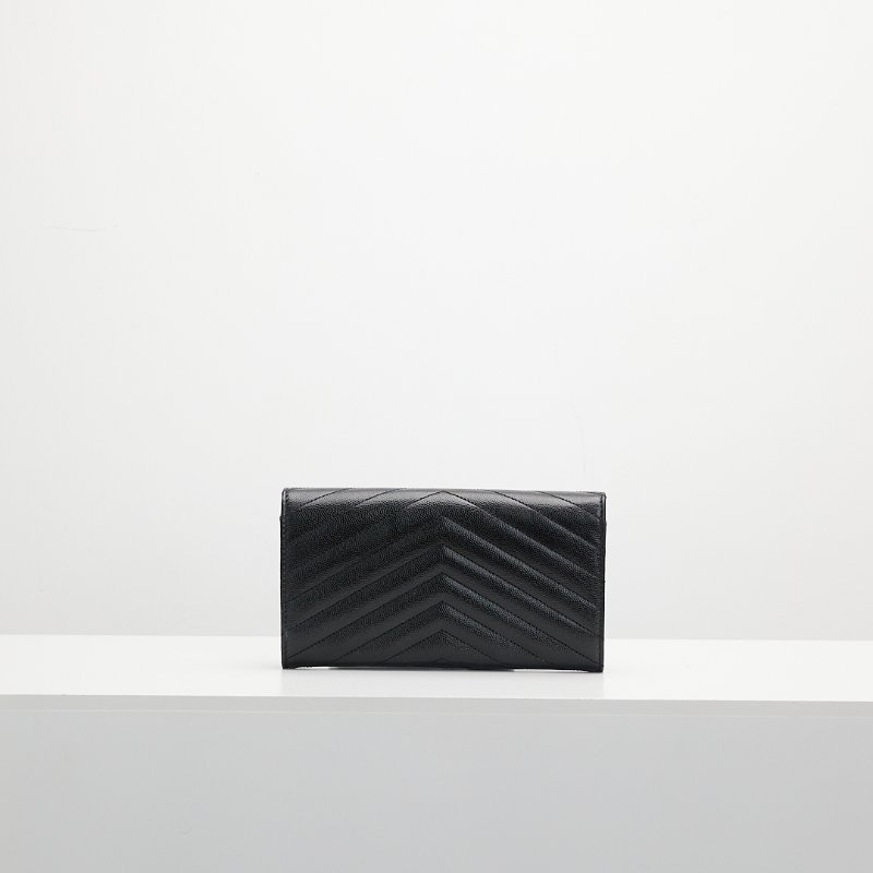 Ysl 信封長夾/黑金-2