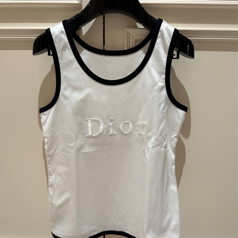 Christian Dior 字母刺繡背心-0
