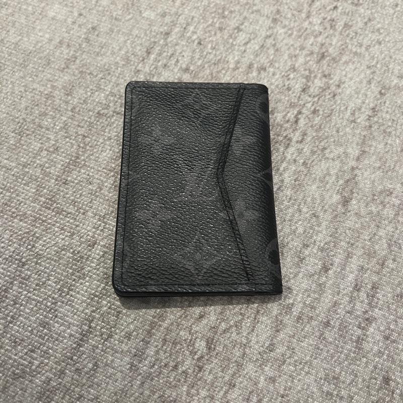 LV M61696 路易威登 袋裝萬用錢包 黑老花-4