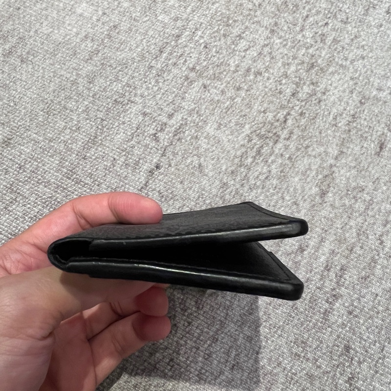 LV M61696 路易威登 袋裝萬用錢包 黑老花-7