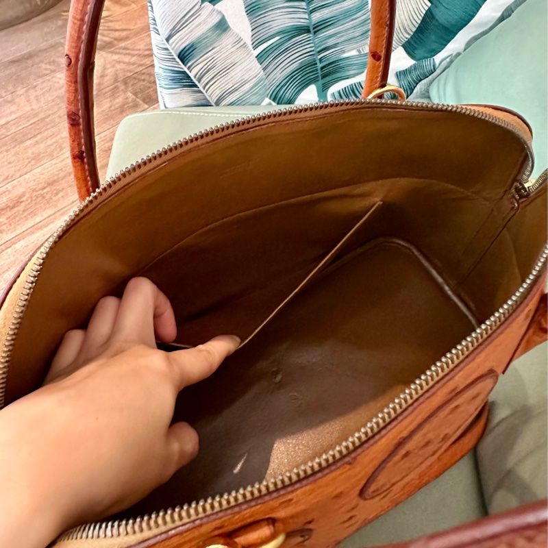 🔥秒殺價比手速🔥 Hermes 金棕鴕鳥皮bolide 35 稀有皮革 Cognac 愛馬仕 💓-39