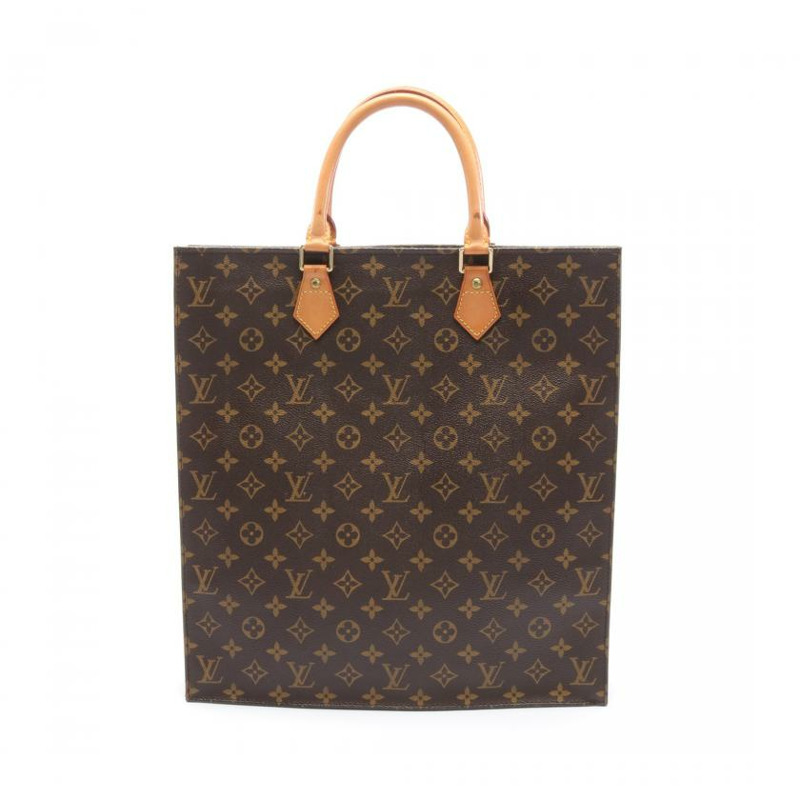 【日本直送】 LOUIS VUITTON LOUIS VUITTON 塑膠袋 老花 手包 托特包 PVC 皮革 棕色-0