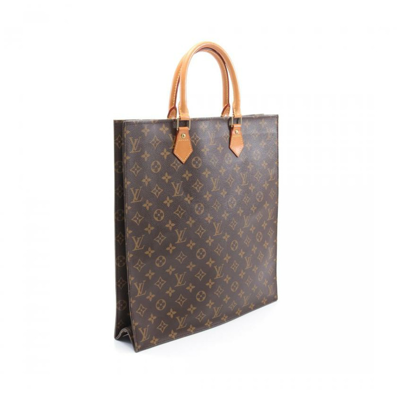 【日本直送】 LOUIS VUITTON LOUIS VUITTON 塑膠袋 老花 手包 托特包 PVC 皮革 棕色-1