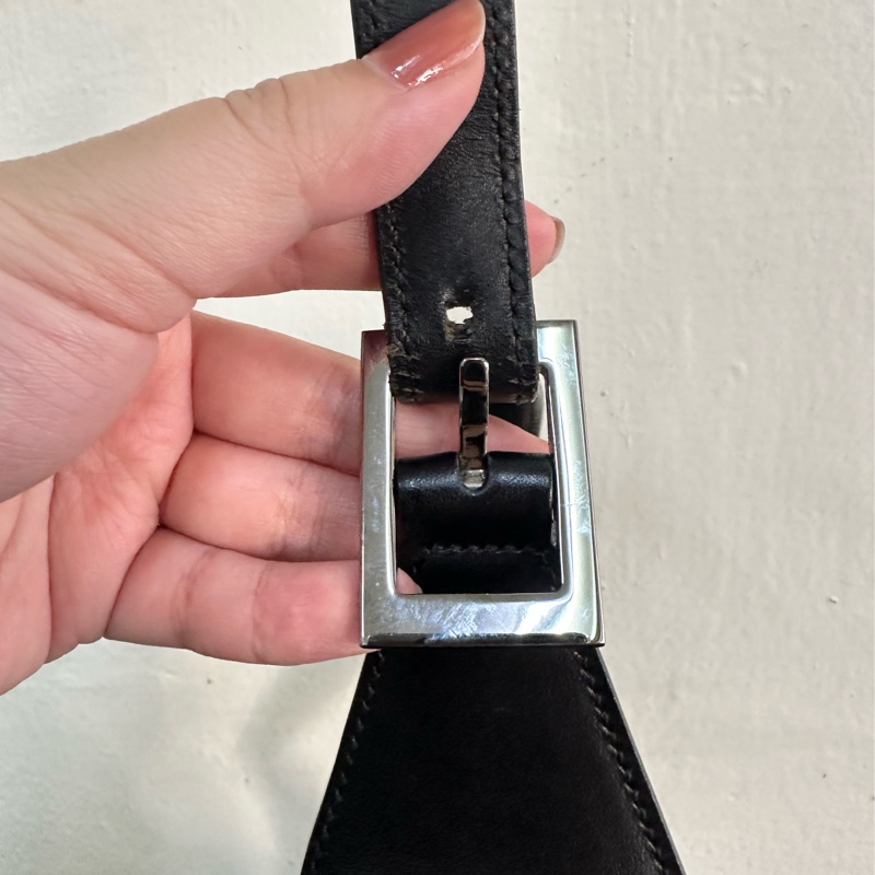 Gucci Jackie 絕版賈姬包經典款黑色緹花布 腋下包 肩背包-16