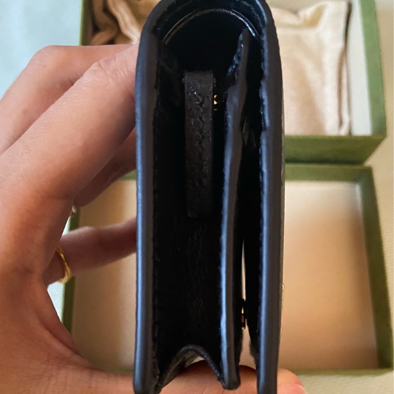 👛 Gucci 2023限定款水果對開扣式短夾 全新-3