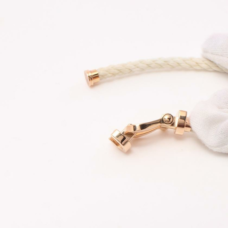 【日本直送】 FRED 弗雷德 力量 10 LM 手鐲 K18PG 粉紅色的 金子 白色的-2