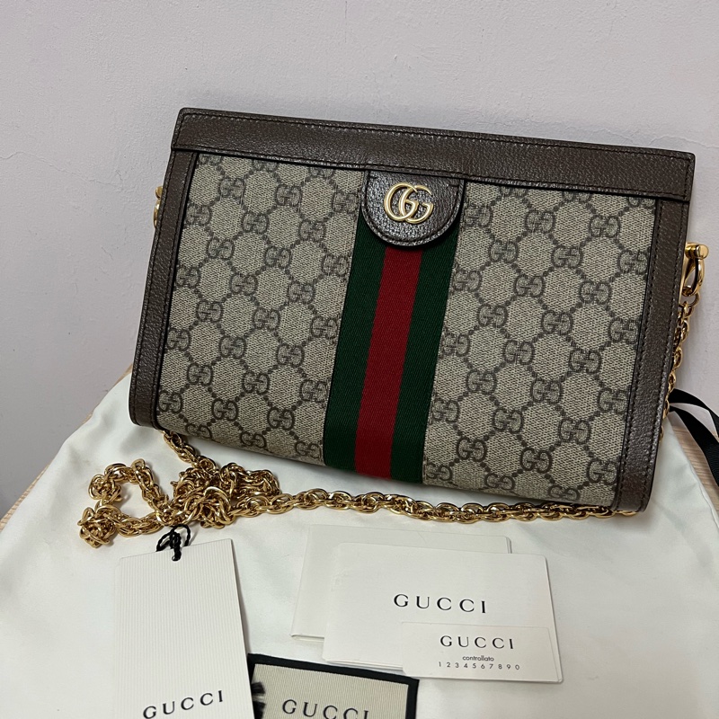 GUCCI Ophidia GG supreme 小型肩背袋 孫芸芸款-5
