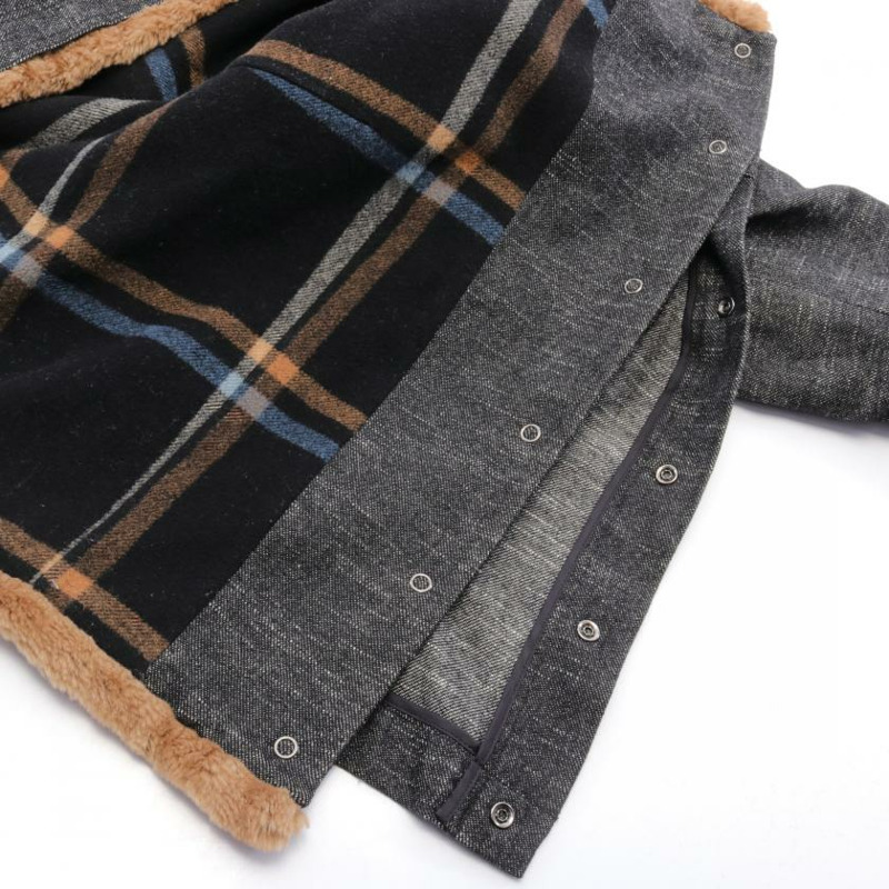 【日本直送】 Aquascutum 雅格獅丹 夾克 羊毛 黑色的-4