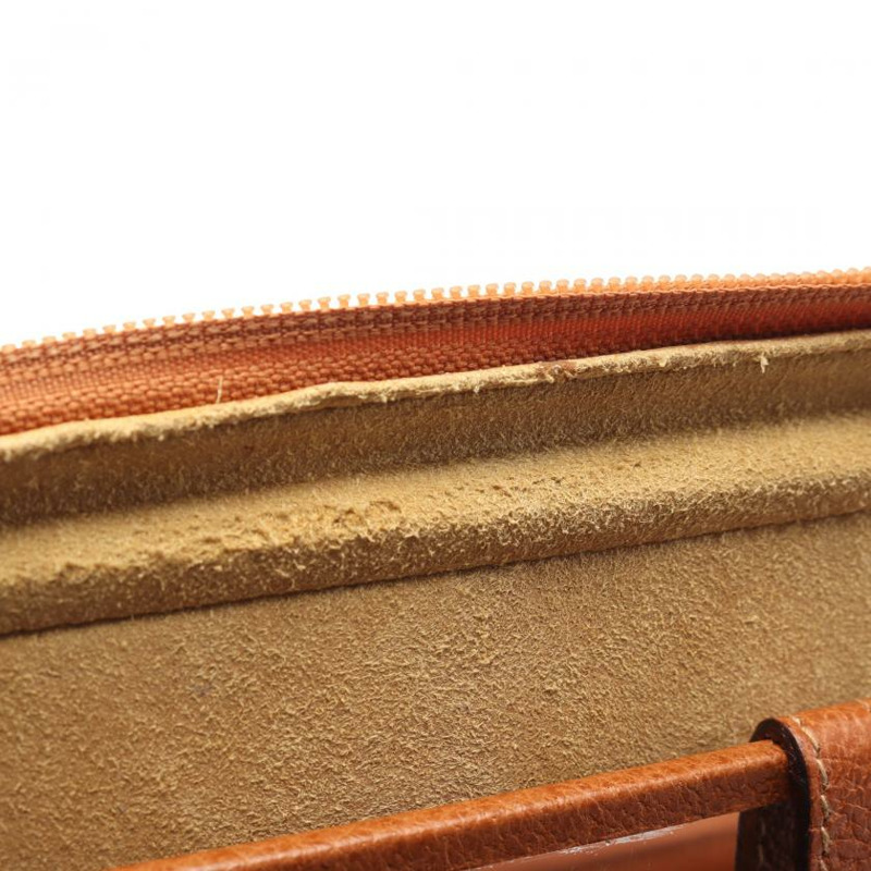 【日本直送】 GUCCI GUCCI 竹節 梳妝包 真皮手提包 棕色-9