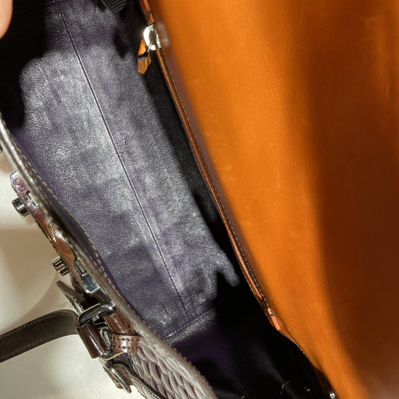 ☆PRADA☆ 珍稀三色鱷魚皮手提包 優惠價格釋出-15