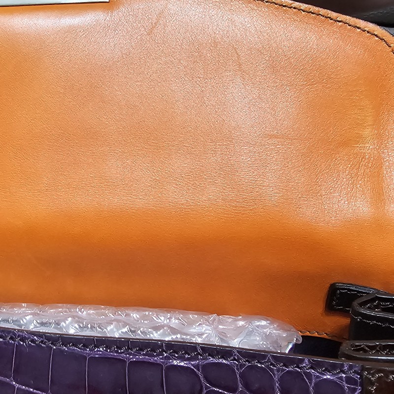 ☆PRADA☆ 珍稀三色鱷魚皮手提包 優惠價格釋出-14