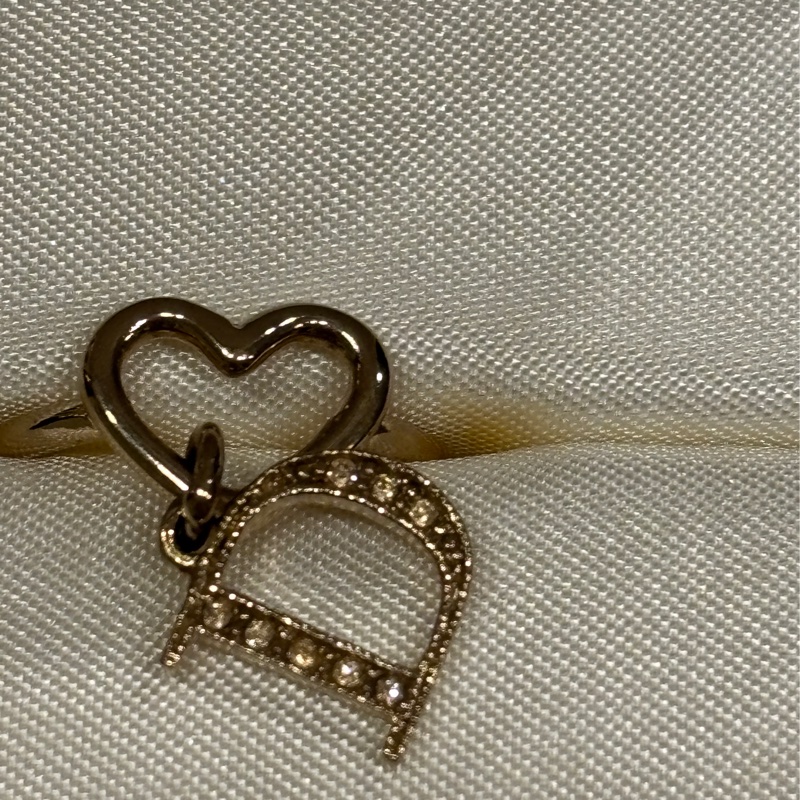 Vintage Dior金色戒指-7