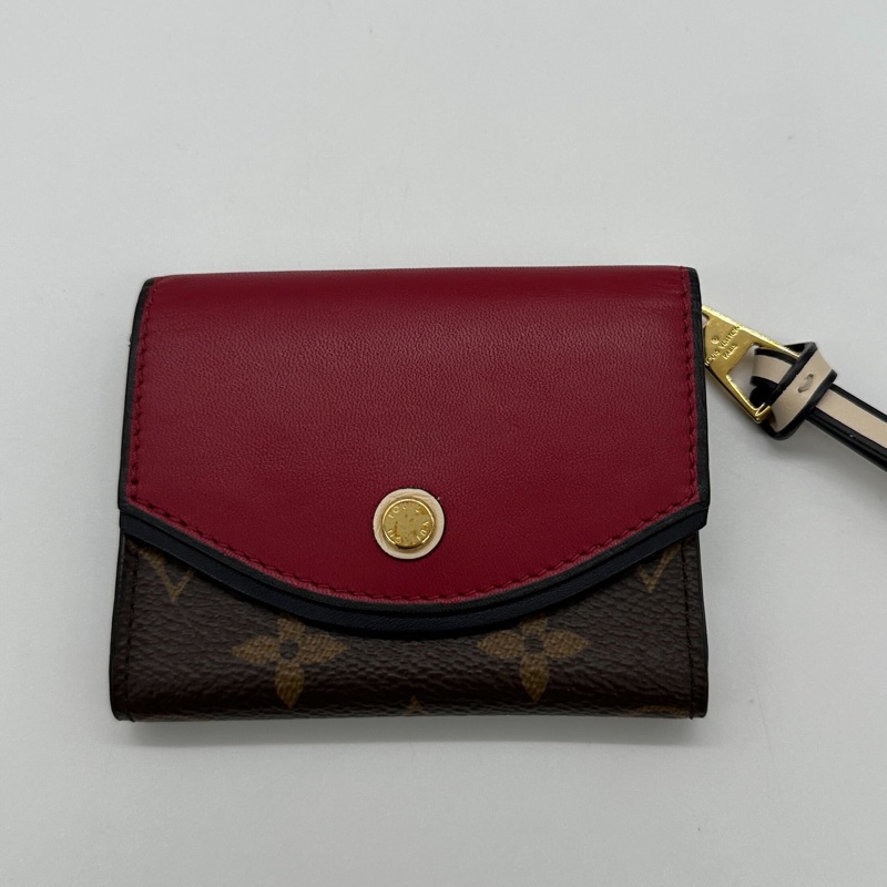 👝 LV拼色三折短夾-5