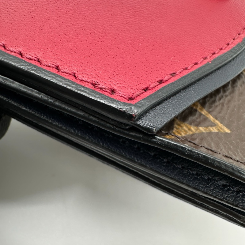 👝 LV拼色三折短夾-10