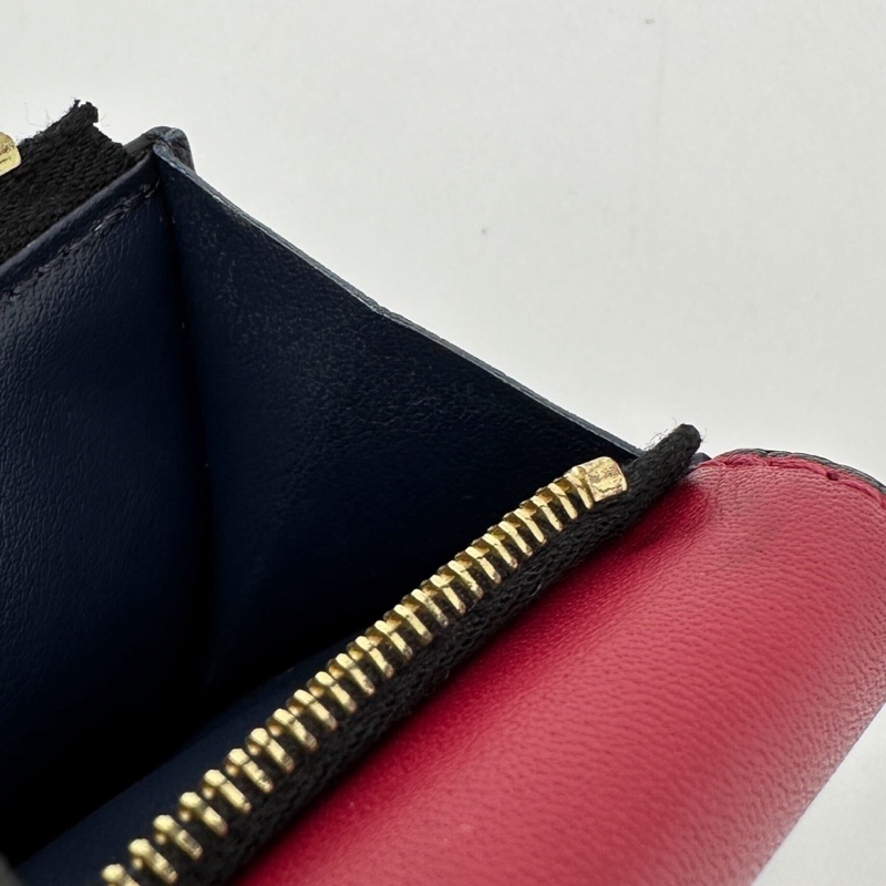 👝 LV拼色三折短夾-12