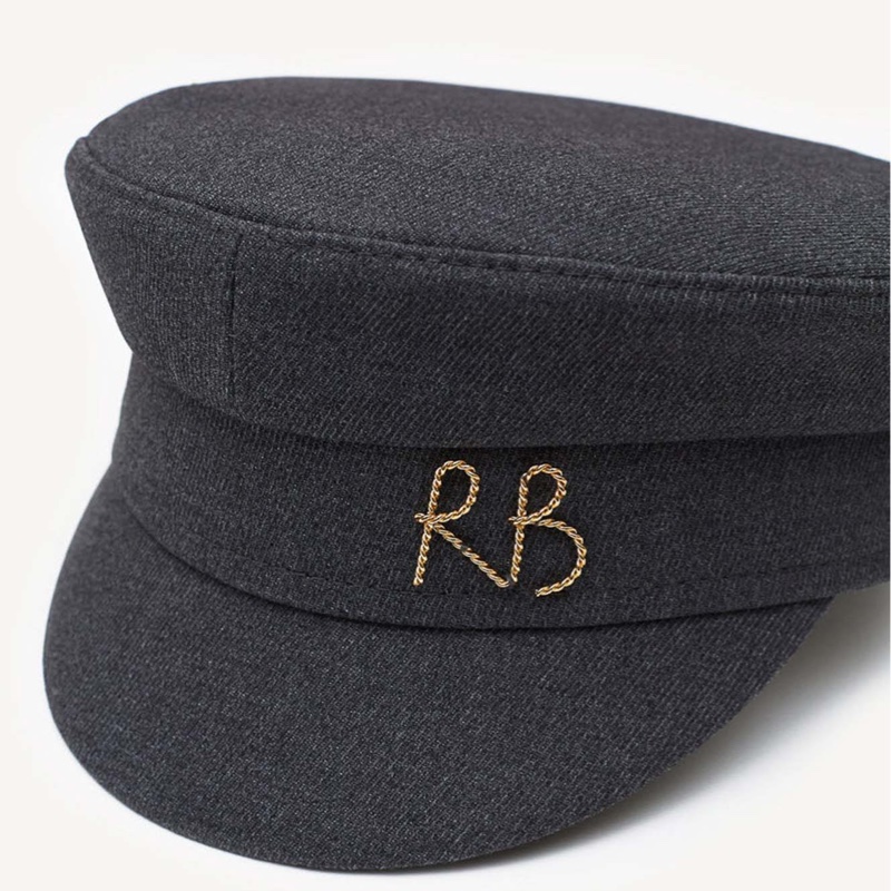 RUSLAN BAGINSKIY-RB金字斜紋布軍帽XS-7