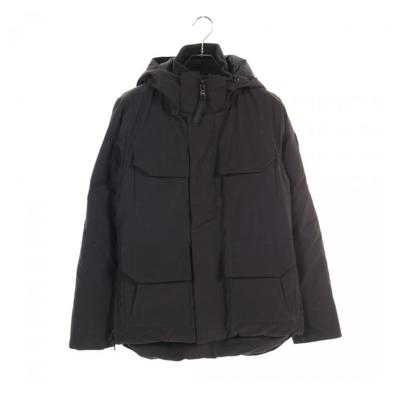 【日本直送】 CANADA GOOSE 加拿大 鵝 梅特蘭 派克大衣 黑色的 標籤 梅蘭 派克大衣 向下 夾克 黑色的-0