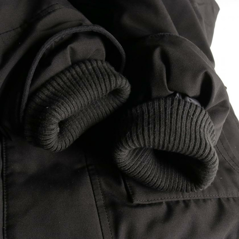 【日本直送】 CANADA GOOSE 加拿大 鵝 梅特蘭 派克大衣 黑色的 標籤 梅蘭 派克大衣 向下 夾克 黑色的-6