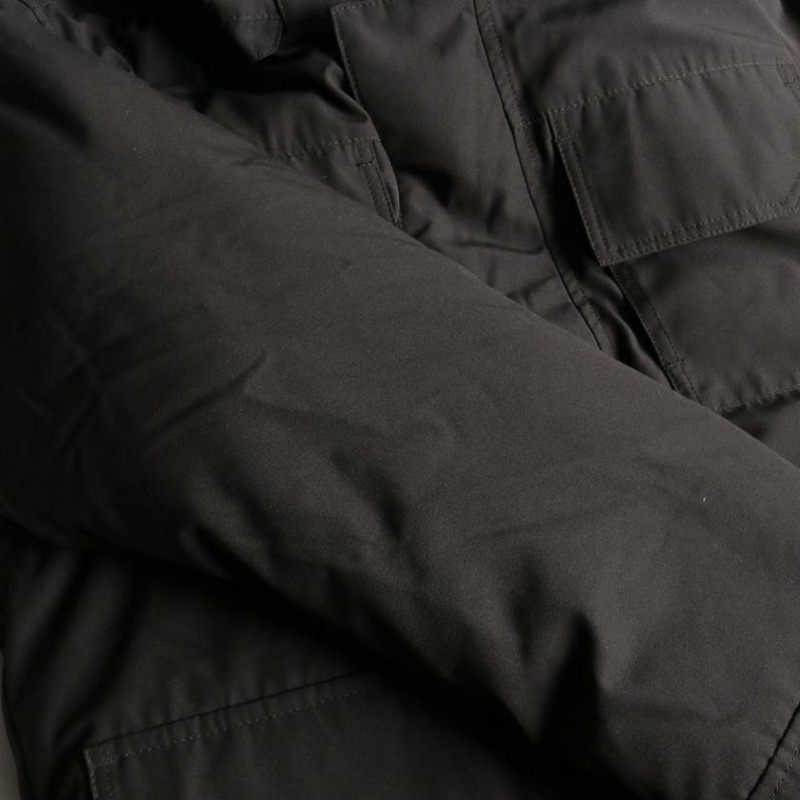 【日本直送】 CANADA GOOSE 加拿大 鵝 梅特蘭 派克大衣 黑色的 標籤 梅蘭 派克大衣 向下 夾克 黑色的-7