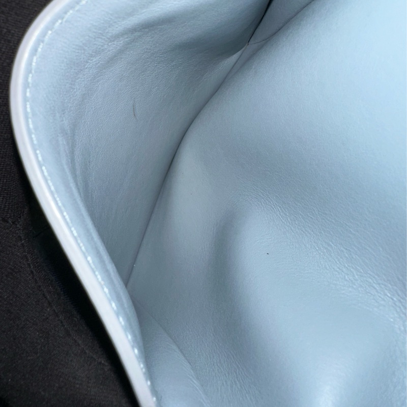 CELINE 雙拼色，藍灰牛皮皮夾-13