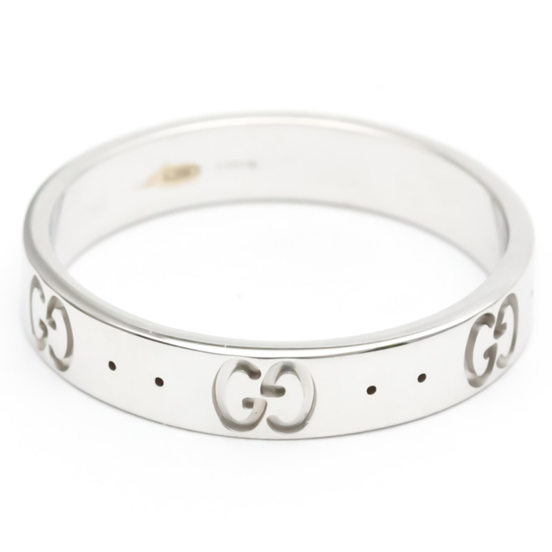 【日本直送】Gucci Icon 白金 (18K) 戒指-3