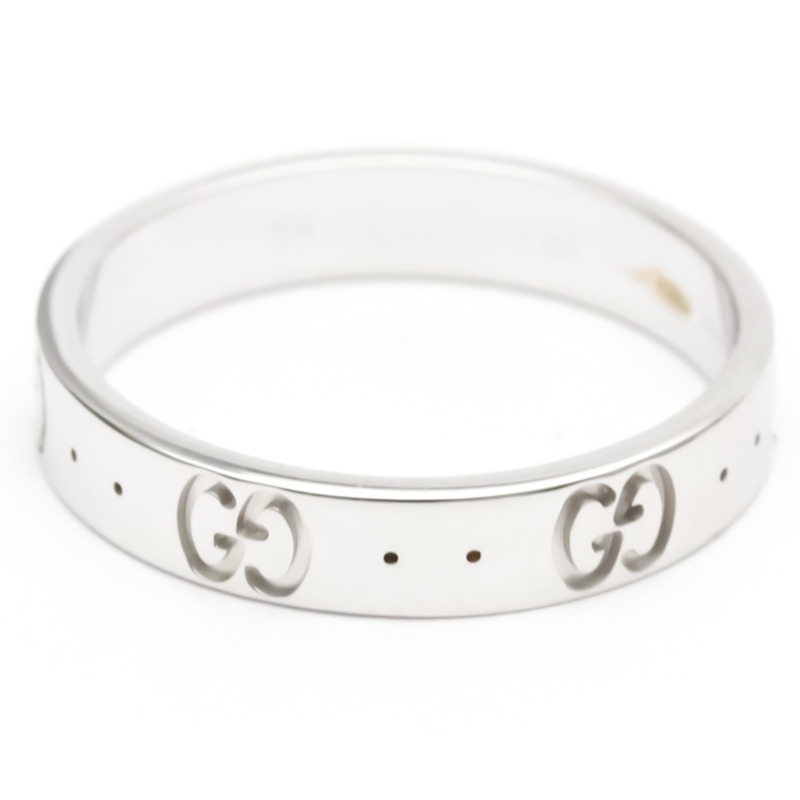 【日本直送】Gucci Icon 白金 (18K) 戒指-4