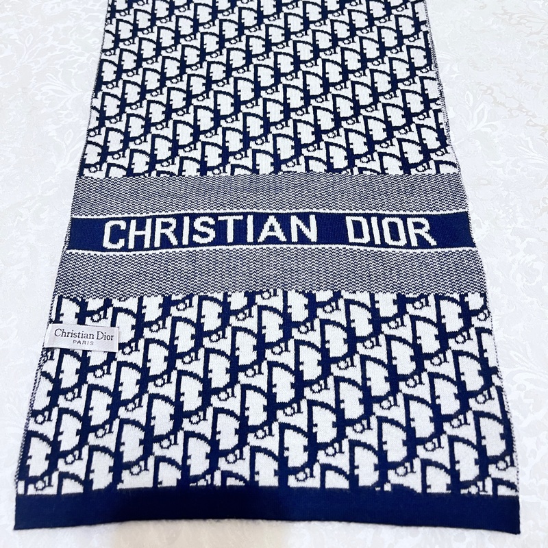 Christian Dior logo圍巾-3