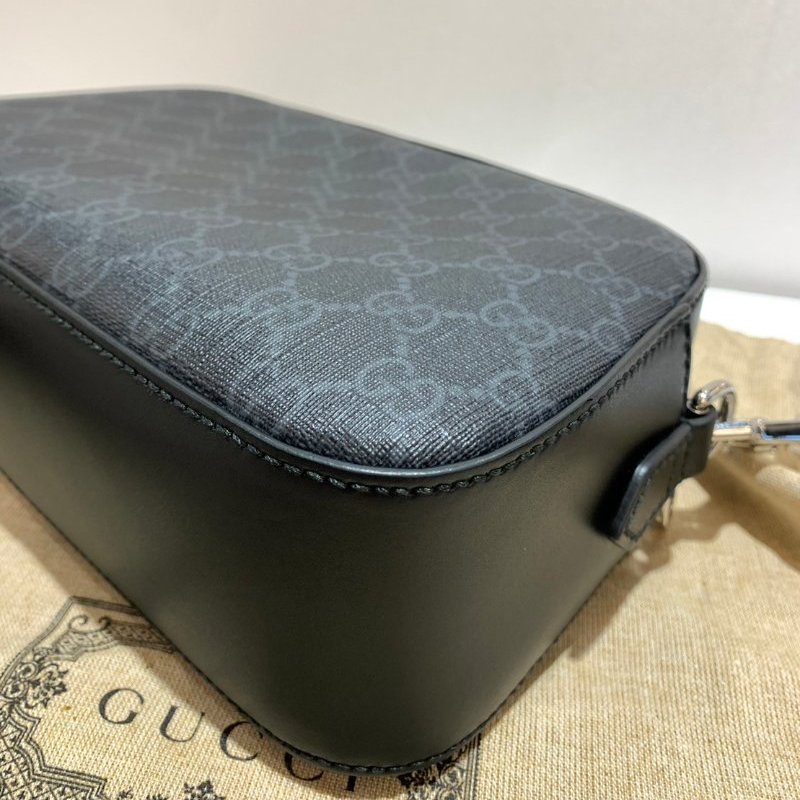 GUCCI 斜背包/側背包/相機包 藍紅藍  574886  9成新-5