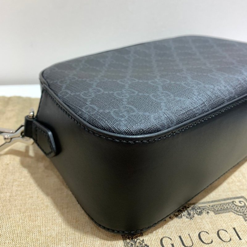 GUCCI 斜背包/側背包/相機包 藍紅藍  574886  9成新-6