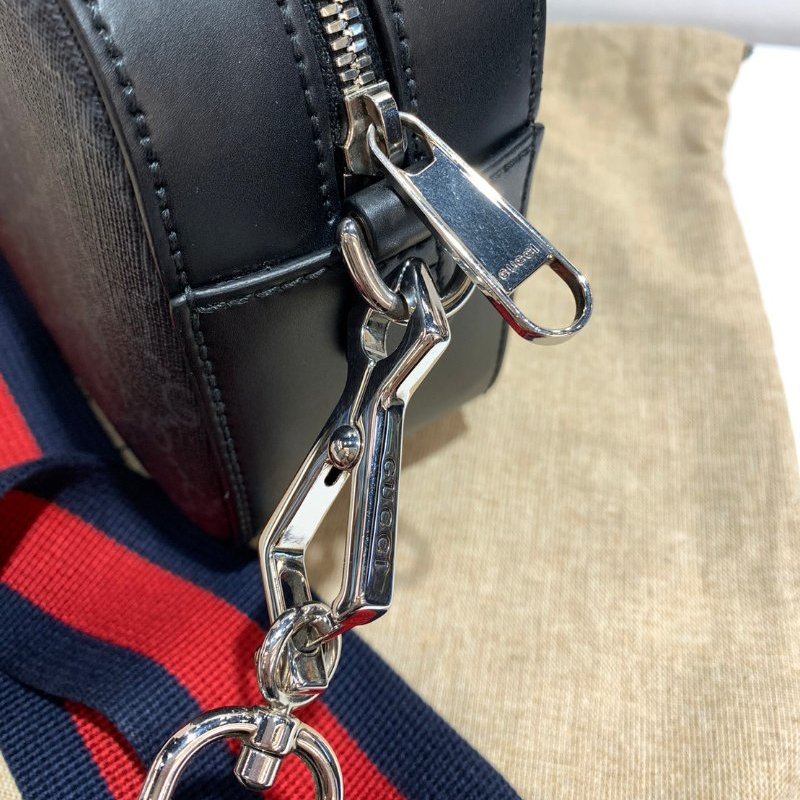 GUCCI 斜背包/側背包/相機包 藍紅藍  574886  9成新-7