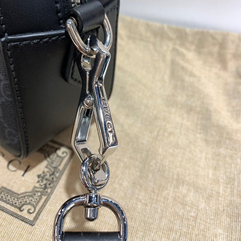 GUCCI 斜背包/側背包/相機包 藍紅藍  574886  9成新-8