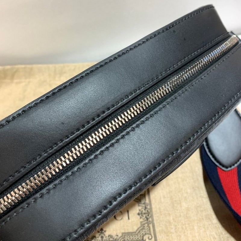 GUCCI 斜背包/側背包/相機包 藍紅藍  574886  9成新-10