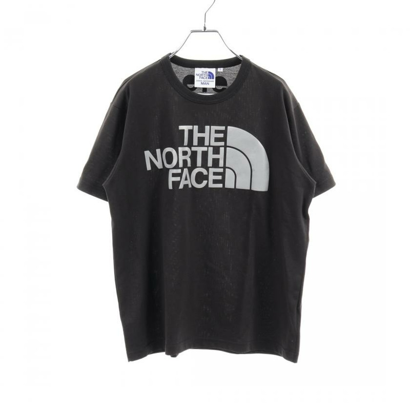 【日本直送】 eYe COMME des GARCONS JUNYA WATANABE MAN 眼睛 康美 德斯 加康斯 君雅 渡邊 男人 這 北 臉 × 君雅 渡邊 男人 雙倍的 姓名 T恤 全體人員 脖子 黑色的 光 灰色的 23SS-0