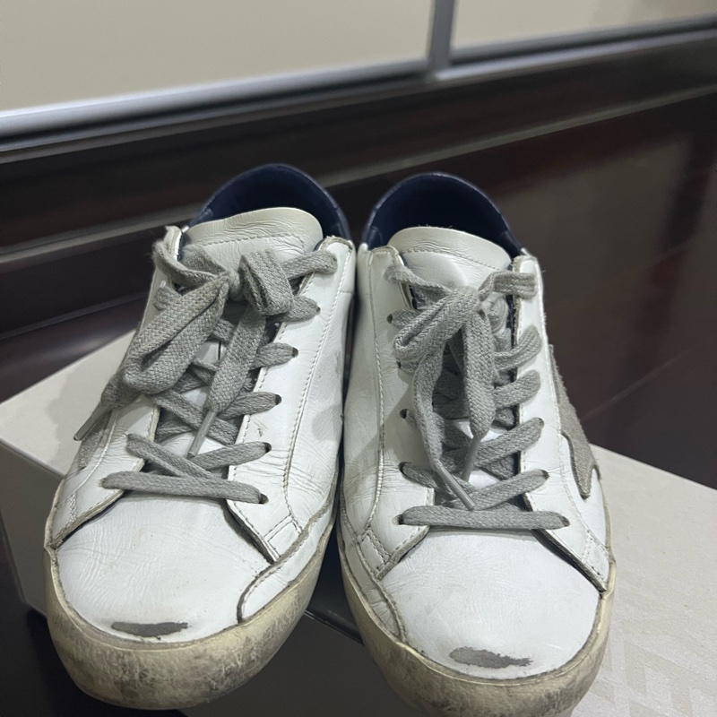 Golden Goose 髒髒小白鞋-12