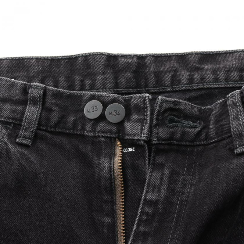 【日本直送】 N.HOOLYWOOD 好萊塢 牛仔布 褲子 黑色的-6