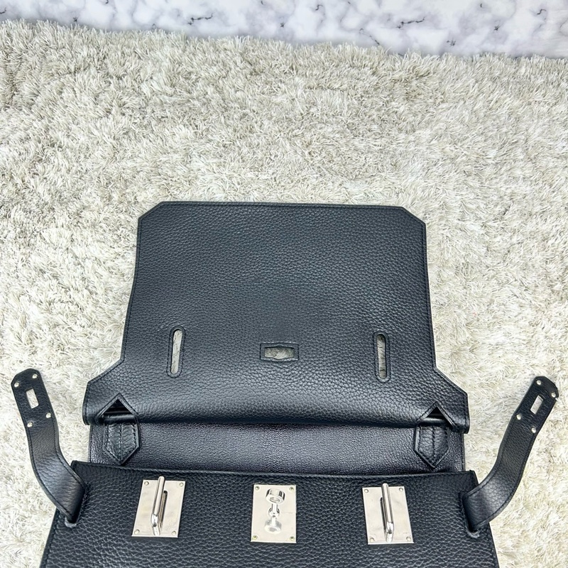 Hermes 愛馬仕 Jypsiere 吉普賽  31  T刻  黑銀   ⭕️近新閒置品⭕️超美⭕️超甜⭕️-17