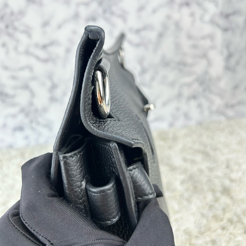 Hermes 愛馬仕 Jypsiere 吉普賽  31  T刻  黑銀   ⭕️近新閒置品⭕️超美⭕️超甜⭕️-20