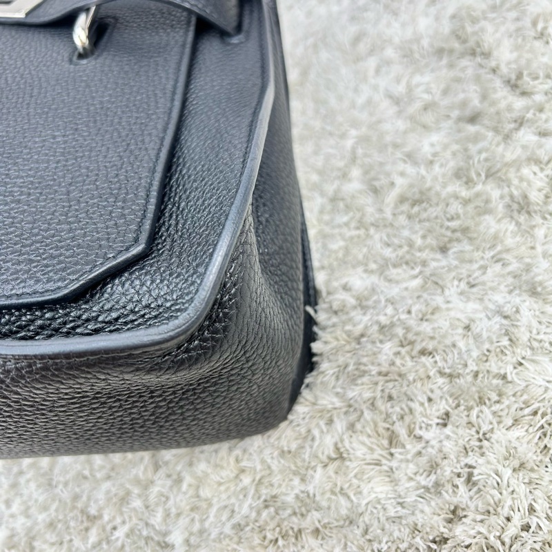 Hermes 愛馬仕 Jypsiere 吉普賽  31  T刻  黑銀   ⭕️近新閒置品⭕️超美⭕️超甜⭕️-22