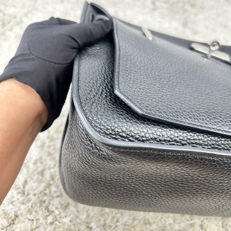 Hermes 愛馬仕 Jypsiere 吉普賽  31  T刻  黑銀   ⭕️近新閒置品⭕️超美⭕️超甜⭕️-23