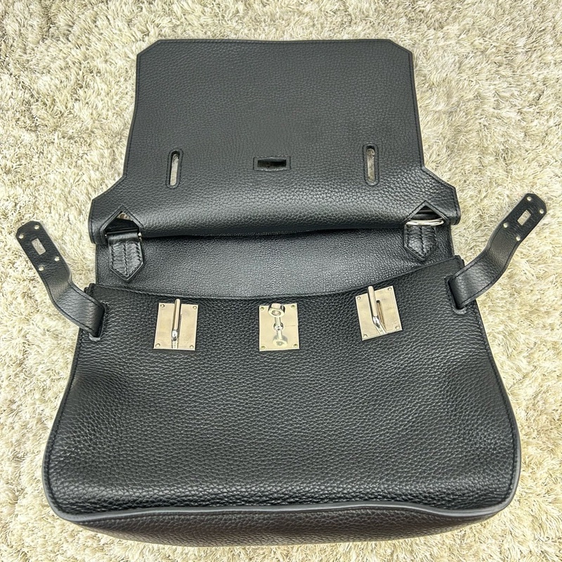 Hermes 愛馬仕 Jypsiere 吉普賽  31  T刻  黑銀   ⭕️近新閒置品⭕️超美⭕️超甜⭕️-28