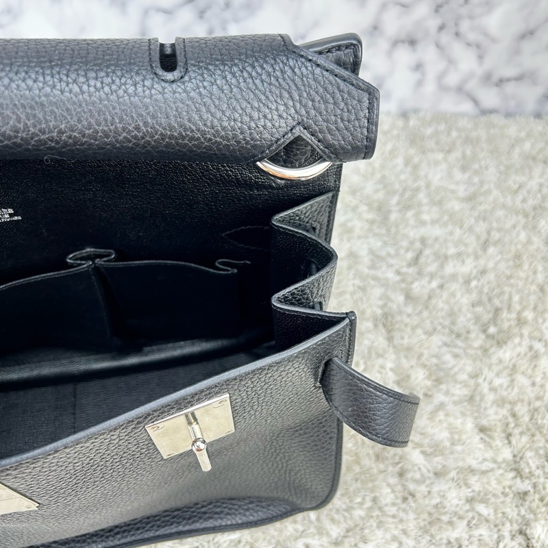 Hermes 愛馬仕 Jypsiere 吉普賽  31  T刻  黑銀   ⭕️近新閒置品⭕️超美⭕️超甜⭕️-29