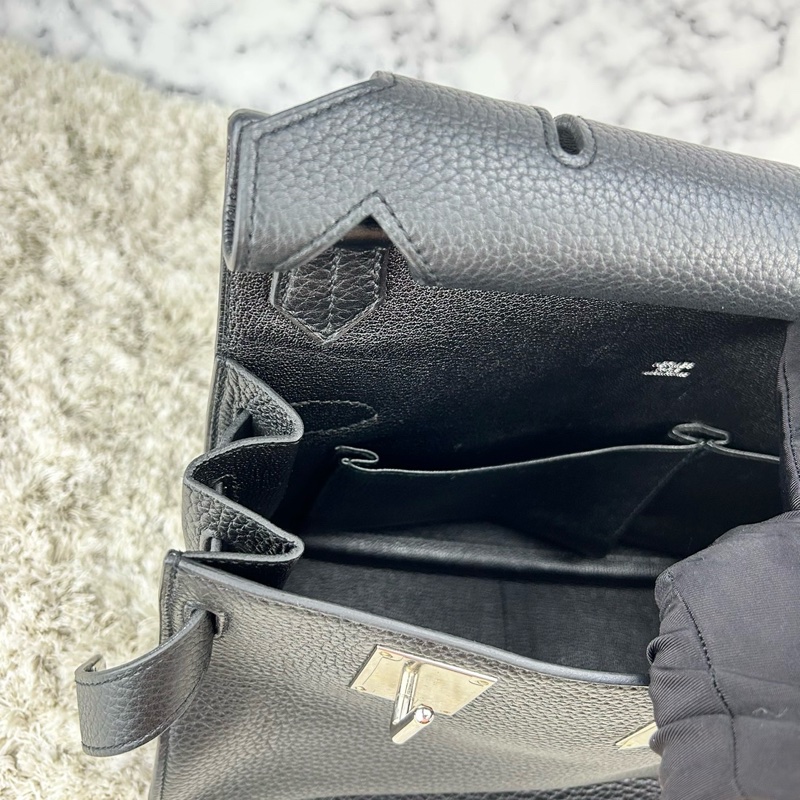 Hermes 愛馬仕 Jypsiere 吉普賽  31  T刻  黑銀   ⭕️近新閒置品⭕️超美⭕️超甜⭕️-30